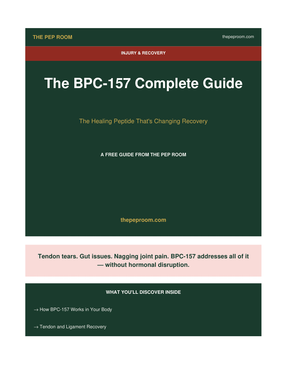 First page preview of BPC-157 Complete Guide