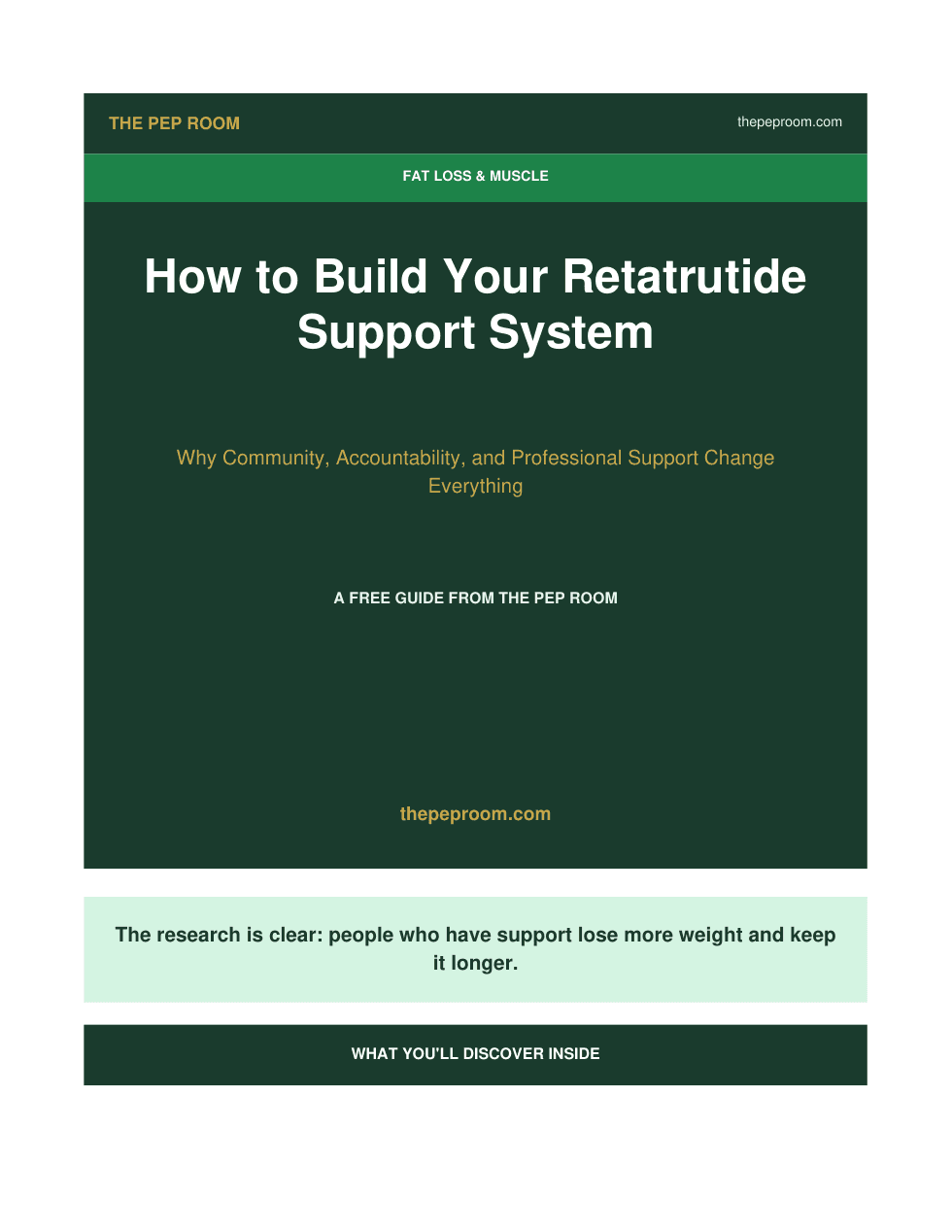 First page preview of Build Your Retatrutide Support System