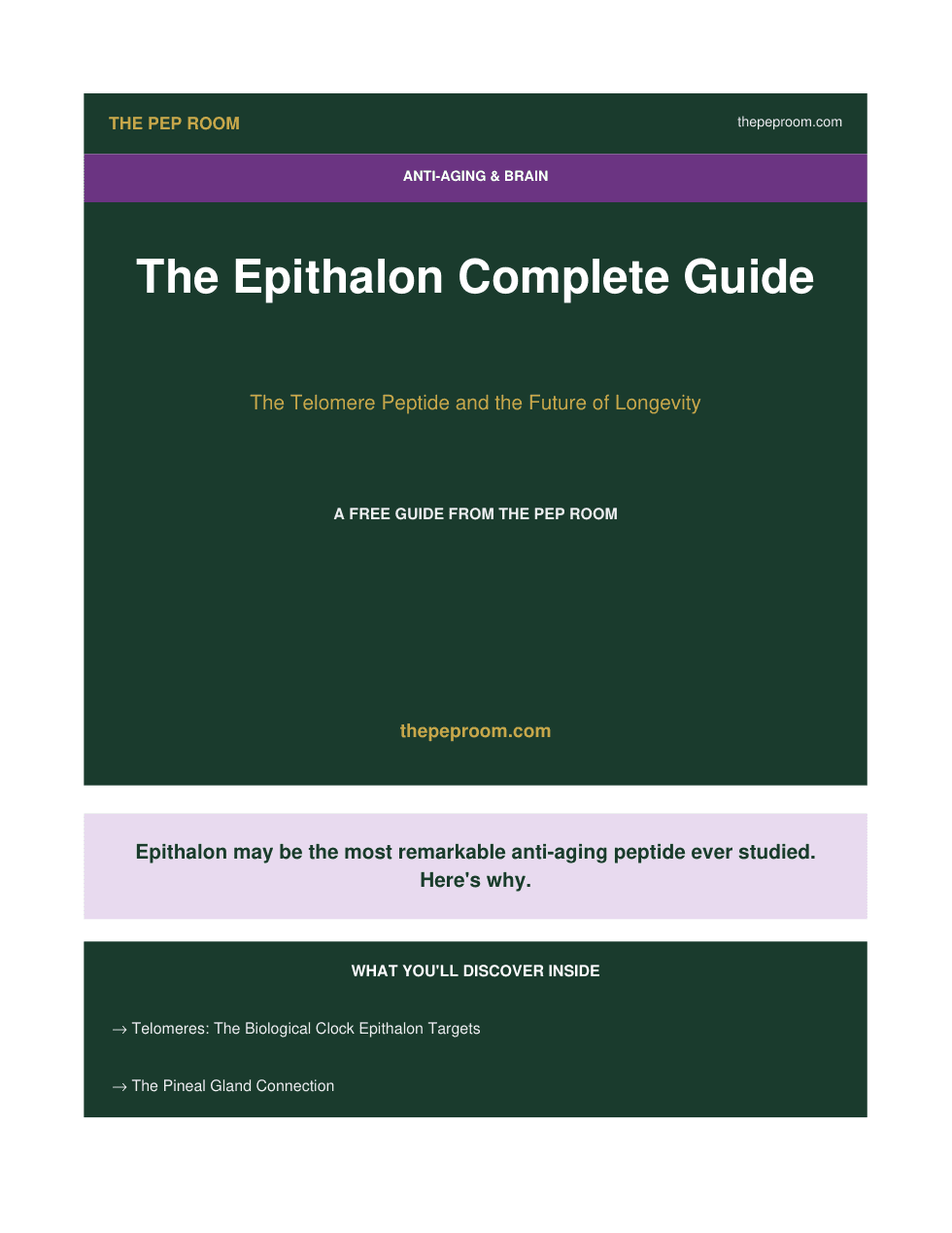 Cover of Epithalon Complete Guide