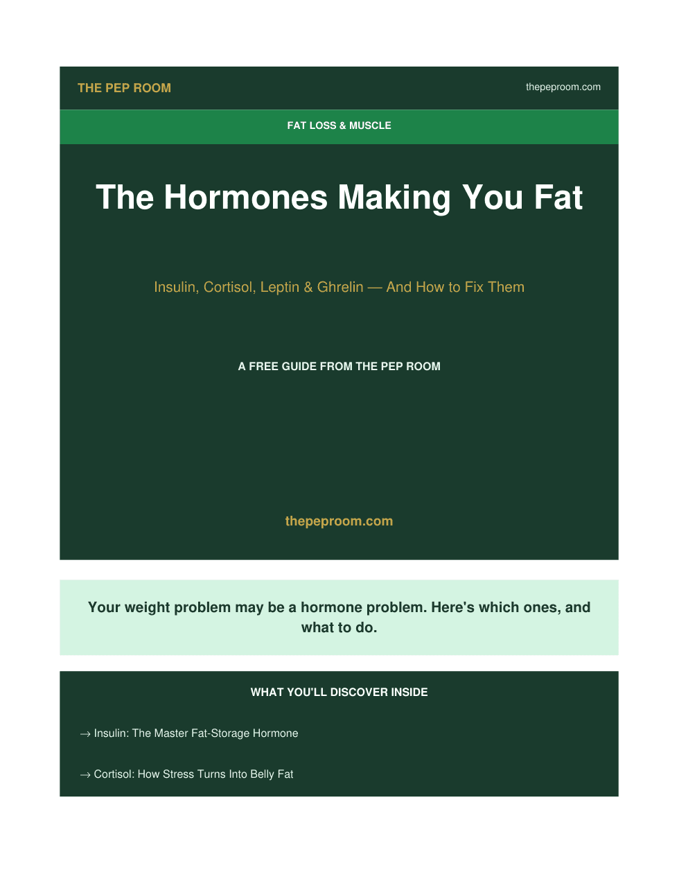 First page preview of Hormones Making You Fat