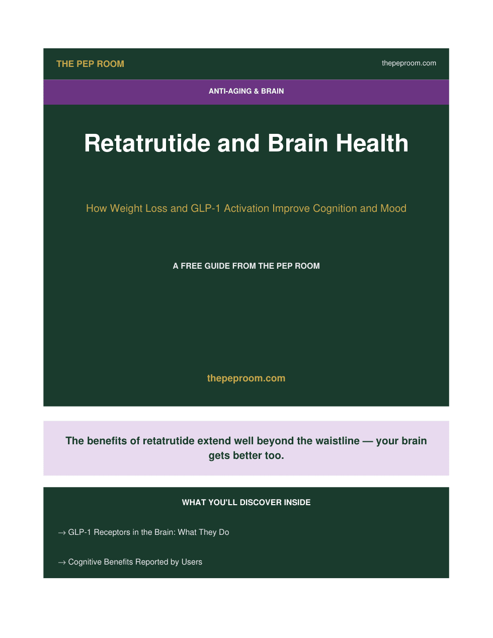 First page preview of Retatrutide And Brain Health