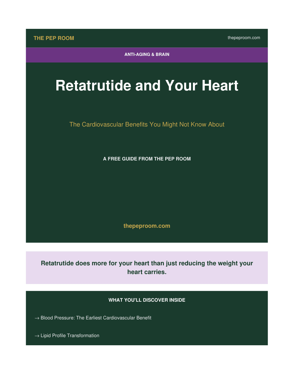 First page preview of Retatrutide And Heart Health