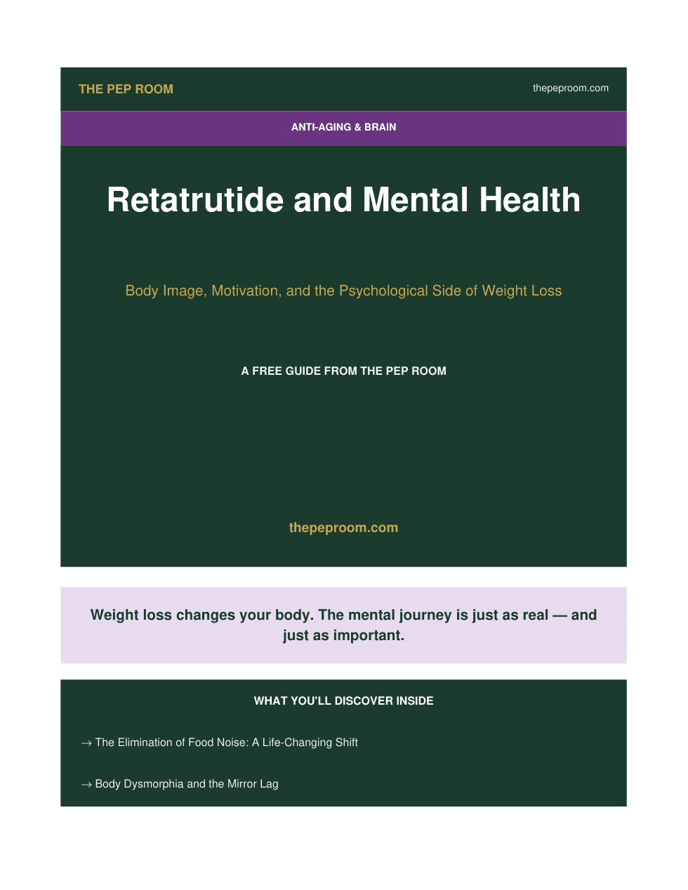 First page preview of Retatrutide And Mental Health