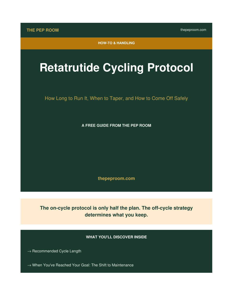 First page preview of Retatrutide Cycling Protocol