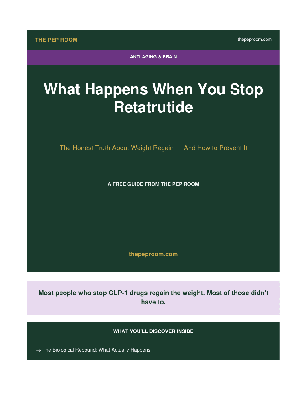 First page preview of What Happens When You Stop Retatrutide